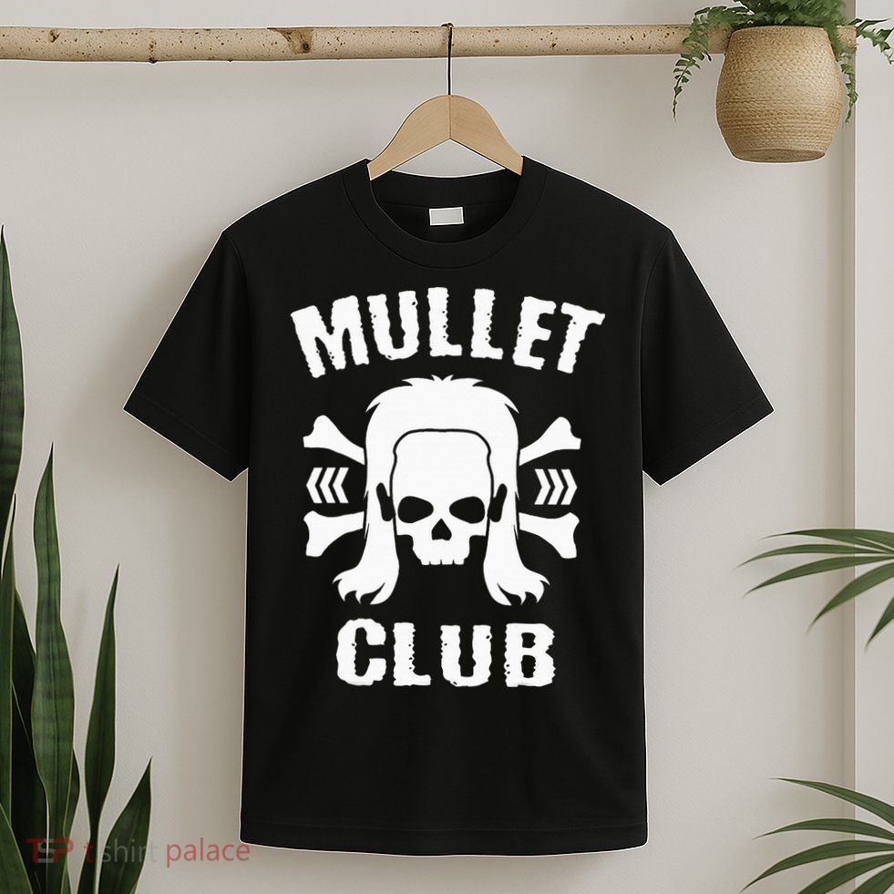 Mullet Club Hairstyle Bones Skull T-Shirt