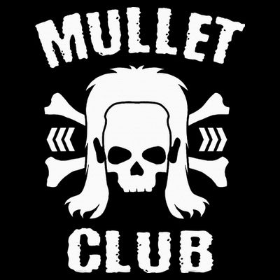 Mullet Club Hairstyle Bones Skull T-Shirt