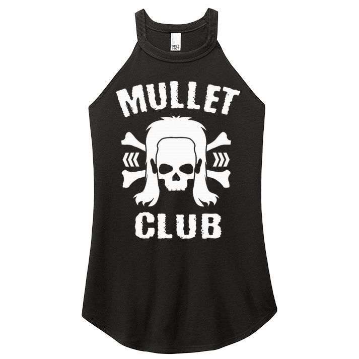Mullet Club Hairstyle Bones Skull Women's Perfect Tri Rocker Tank