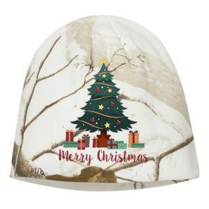 Merry Christmas Holiday Tree Festive Kati - Camo Knit Beanie