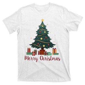 Merry Christmas Holiday Tree Festive T-Shirt