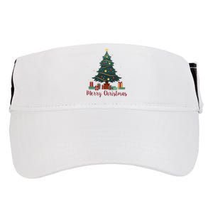 Merry Christmas Holiday Tree Festive Adult Drive Performance Visor