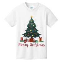 Merry Christmas Holiday Tree Festive Kids T-Shirt