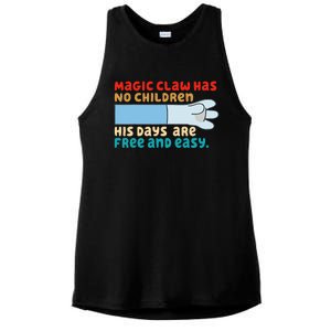 Magic Claw Has No Children His Days Are Free And Wasy Ladies PosiCharge Tri-Blend Wicking Tank