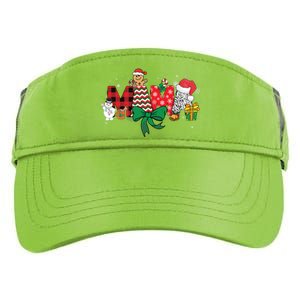 Mama Christmas Holiday Matching Family Season Xmas Adult Drive Performance Visor