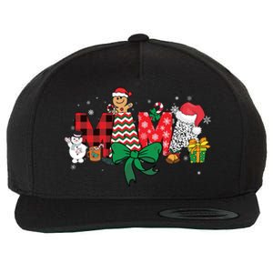 Mama Christmas Holiday Matching Family Season Xmas Wool Snapback Cap