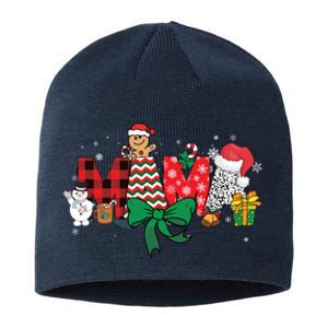 Mama Christmas Holiday Matching Family Season Xmas Sustainable Beanie