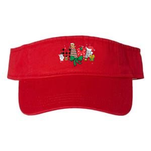 Mama Christmas Holiday Matching Family Season Xmas Valucap Bio-Washed Visor