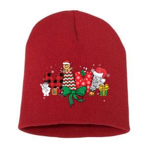 Mama Christmas Holiday Matching Family Season Xmas Short Acrylic Beanie