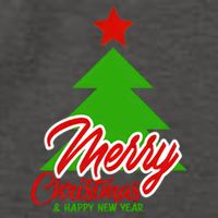 Merry Christmas & Happy New Year X Christmas Tree Vector Backpack