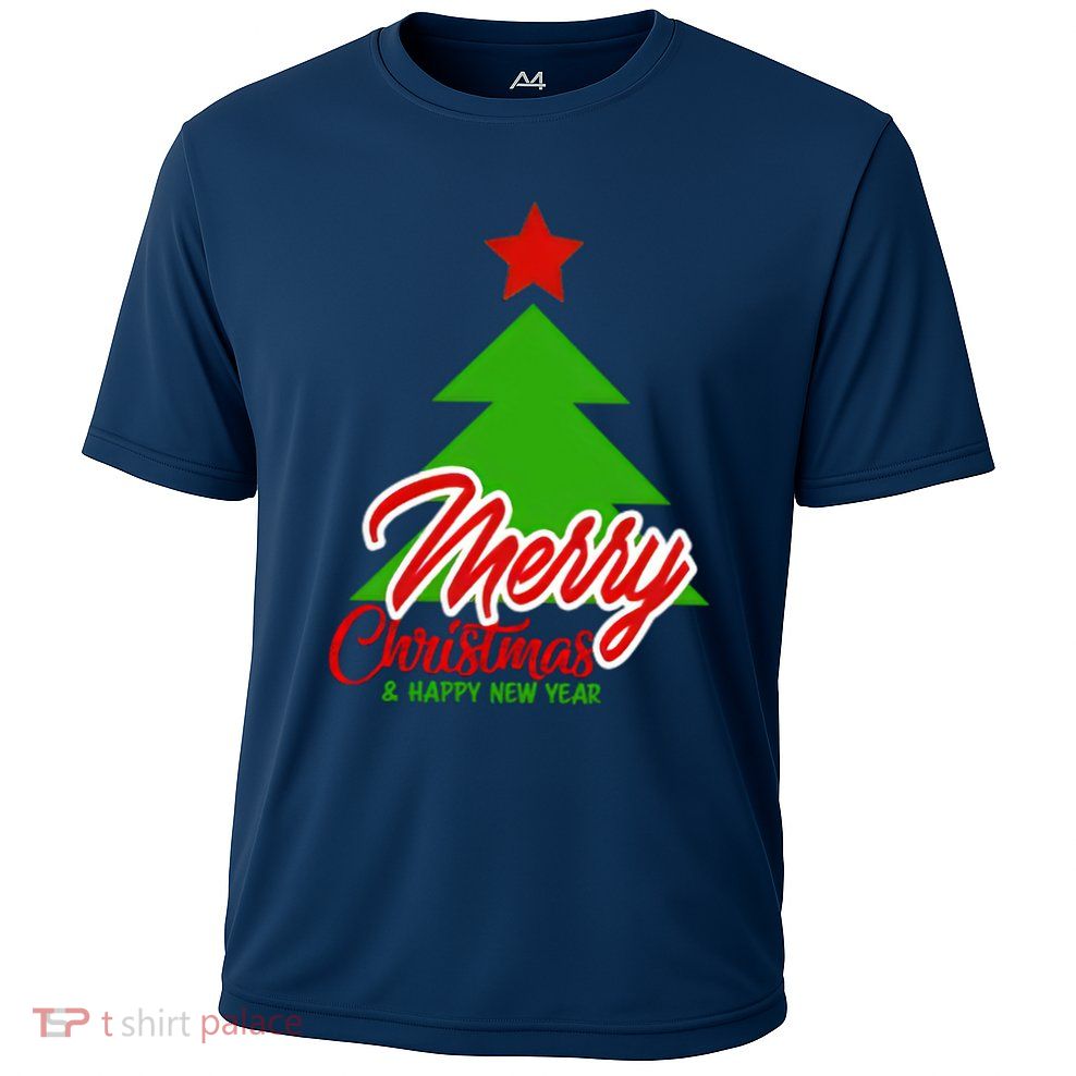 Merry Christmas & Happy New Year X Christmas Tree Performance Shirt