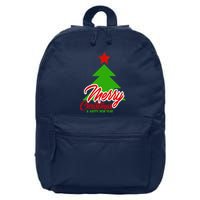 Merry Christmas & Happy New Year X Christmas Tree 16 in Basic Backpack