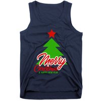 Merry Christmas & Happy New Year X Christmas Tree Tank Top