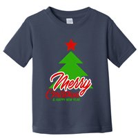 Merry Christmas & Happy New Year X Christmas Tree Toddler T-Shirt