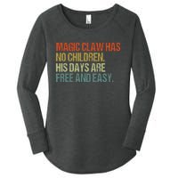 Magic Claw Has No Children His Days Are Free And Easy Women's Perfect Tri Tunic Long Sleeve Shirt