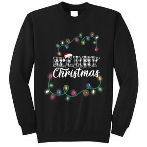 Merry Christmas Holiday Tree Lights Sweatshirt