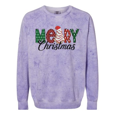 Merry Christmas Holiday Season Matching Family Group Colorblast Crewneck Sweatshirt