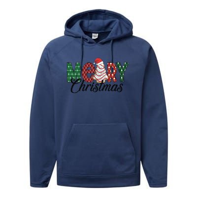 Merry Christmas Holiday Season Matching Family Group Performance Fleece Hoodie