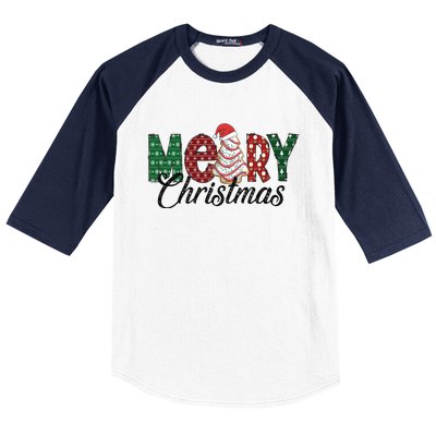 Merry Christmas Holiday Season Matching Family Group Baseball Sleeve Shirt