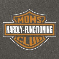 Moms Club Hardly Functioning Tired Moms Club Bad Moms Club Cotton Canvas Backpack
