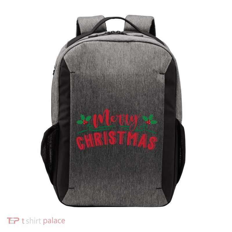 Merry Christmas Holiday Gift Vector Backpack