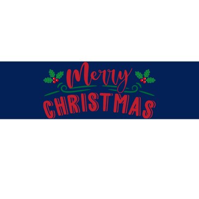 Merry Christmas Holiday Gift Bumper Sticker