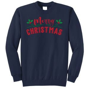 Merry Christmas Holiday Gift Tall Sweatshirt