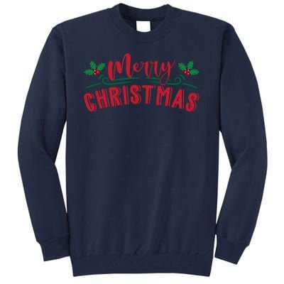 Merry Christmas Holiday Gift Tall Sweatshirt