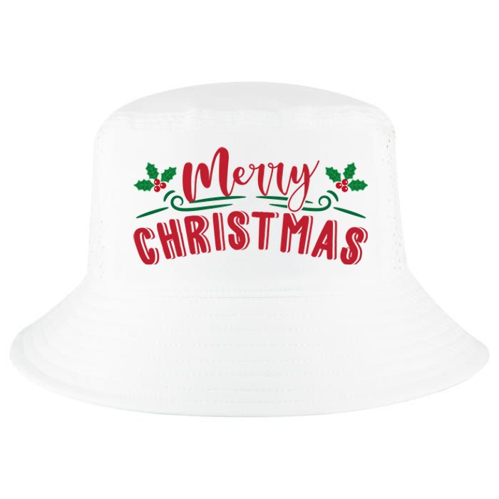 Merry Christmas Holiday Gift Cool Comfort Performance Bucket Hat