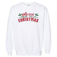 Merry Christmas Holiday Gift Garment-Dyed Sweatshirt