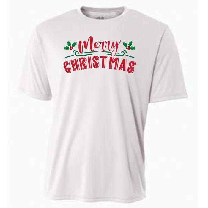 Merry Christmas Holiday Gift Cooling Performance Crew T-Shirt