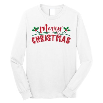 Merry Christmas Holiday Gift Long Sleeve Shirt