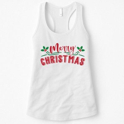Merry Christmas Holiday Gift Womens Tank Top