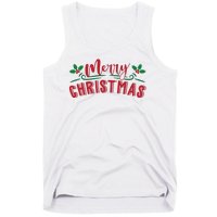 Merry Christmas Holiday Gift Tank Top