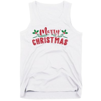 Merry Christmas Holiday Gift Tank Top