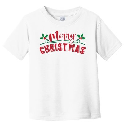 Merry Christmas Holiday Gift Toddler T-Shirt