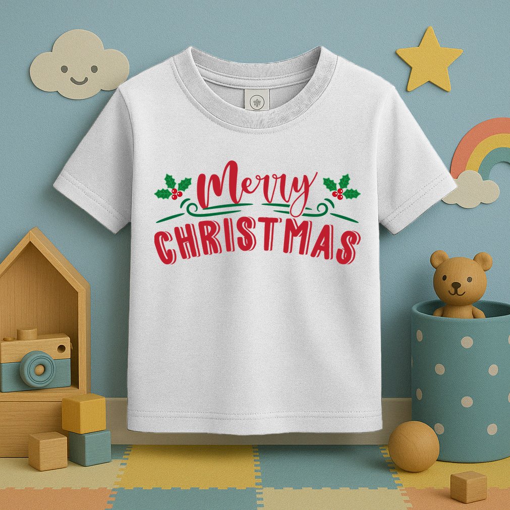 Merry Christmas Holiday Gift Toddler T-Shirt