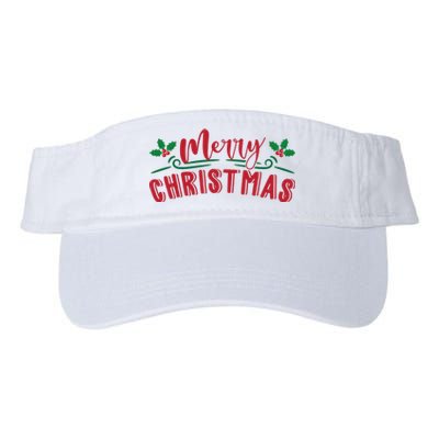 Merry Christmas Holiday Gift Valucap Bio-Washed Visor