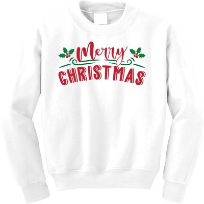 Merry Christmas Holiday Gift Kids Sweatshirt