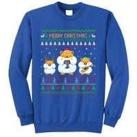 Merry Christmas Hamster Ugly Sweater Cute Hamster Elf Santa Meaningful Gift Sweatshirt