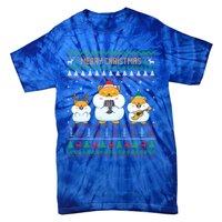 Merry Christmas Hamster Ugly Sweater Cute Hamster Elf Santa Meaningful Gift Tie-Dye T-Shirt