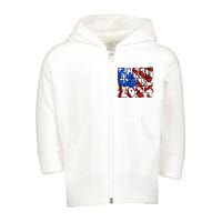 Michael Chabon Harris Walz 2024 Toddler Zip Fleece Hoodie