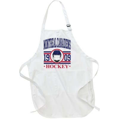 Montreal Canadiens Hockey Team Supporter Full-Length Apron With Pockets