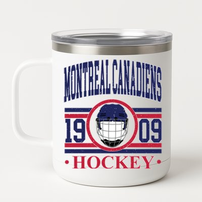 Montreal Canadiens Hockey Team Supporter 12 oz Stainless Steel Tumbler Cup