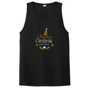 Merry Christmas Happy Holiday Happy New Year Xmas Tree PosiCharge Competitor Tank