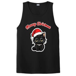 Meowy Christmas Holiday Cat Kitten Kitty PosiCharge Competitor Tank