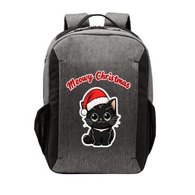 Meowy Christmas Holiday Cat Kitten Kitty Vector Backpack