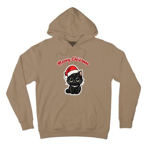 Meowy Christmas Holiday Cat Kitten Kitty Hoodie