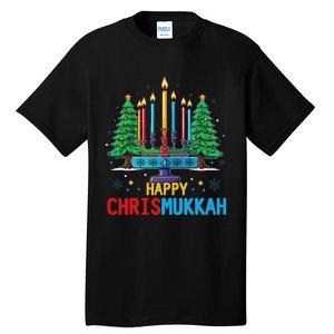 Merry Chrismukkah Happy Christmas Hanukkah Tall T-Shirt