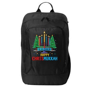 Merry Chrismukkah Happy Christmas Hanukkah City Backpack